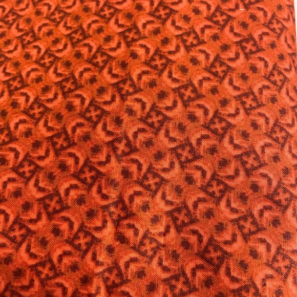 SSI Fabrics Kaleidoscope By Marylou Morton Orange Cotton Fabric 3 yard 42"W - Picture 1 of 4